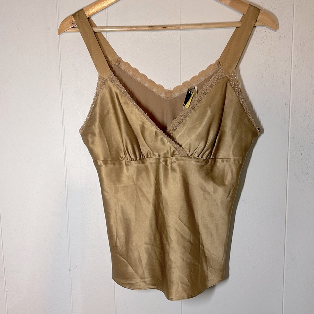 ICE 100% Silk Lace and Beaded Camisole